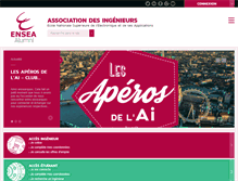 Tablet Screenshot of ingenieurs-ensea.fr